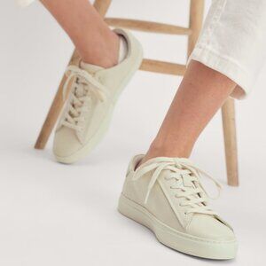 Everlane Women's The Day Sneaker Tan/Parchment size 8